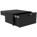 Penn Elcom R2293-18-5UK Tour Grade 5RU Rack Drawer with Slam Lock & Keylock - 18 Inch Deep - Black