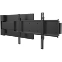 Peerless HPF665 Hospitality and Universal 90degree Swing-Out Wall Mount for 55 to 75 Inch Displays - 90lb Load Capacity