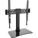 Photo of Peerless-AV PTS4x4 Universal TV Stand with Swivel - Up to 60 In Screen Support - 25.7 x 18.9 x 11 In - Powder Coated