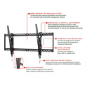 Peerless-AV ST680P Smart Mount Universal Tilt Wall Mount