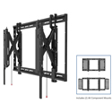 Photo of Peerless-AV STS680 SmartMount Universal Ultra-Slim Scissor Wall Mount with 2 Component Mounts - 49-120+ Inch Displays