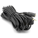 Philmore 44-479B 2.5mm TRS Male to 2.5mm Female Stereo Extension Cable with Gold Connectors - 25 Foot