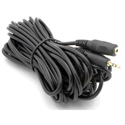 Photo of Philmore 44-479B 2.5mm TRS Male to 2.5mm Female Stereo Extension Cable with Gold Connectors - 25 Foot