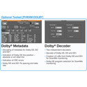 Photo of Phabrix PHRXM-DOLBY Dual Dolby Decode Mezzanine Module - Decodes 2x Dolby E-D-Dplus Audio Streams