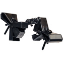 Mic-Eze Pig-E-Back Dual Mic Clamp with Male Threads