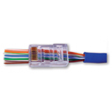 Photo of Platinum Tools 100003B EZ-RJ45 CAT5/5e Connectors for Solid or Stranded Conductors - Box of 100