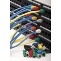 Photo of Platinum Tools 105073 RJ45 Small Cat6 Boot / 6.0mm Max OD- Black - 100/Pack