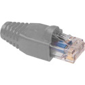 Photo of Platinum Tools 105074 RJ45 Small Cat6 Boot / 6.0mm Max OD - Grey - 100/Pack