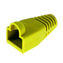 Photo of Platinum Tools 105086 RJ45 Medium Cat6 Boot / 6.5mm Max OD - Yellow - 100 Pack