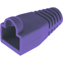 Photo of Platinum Tools 105088 RJ45 Medium Cat6 Boot / 6.5mm Max OD - Purple - 100/Pack