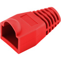 Photo of Platinum Tools 105091 RJ45 Large Cat6 Boot / 7.0mm Max OD - Red - 100 Pack
