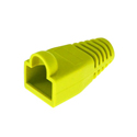 Photo of Platinum Tools 105096 RJ45 Large Cat6 Boot / 7.0mm Max OD - Yellow - 100 Pack