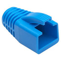 Photo of Platinum Tools 105100 RJ45 Small Cat6A Boot / 7.5mm Max OD - Blue - 100/Pack