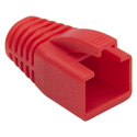 Photo of Platinum Tools 105105 RJ45 Medium Cat6A/7 Boot / 8.0mm Max OD - Red - 100/Pack