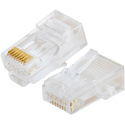 Platinum Tools 106148J Standard CAT5e RJ45 Modular Plugs (8P8C) - Round-Stranded - 100/Jar