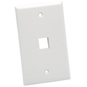Platinum Tools 601WH-25 Wall Plate - Standard - 1 Port - White - 25 Piece/Installer Pack