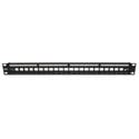 Photo of Platinum Tools 641-24U 24 Port Unloaded Patch Panel - 19 Inch Unshielded - 1RU