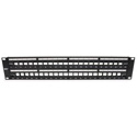 Photo of Platinum Tools 643-48U 48 Port Unloaded Keystone Patch Panel - 19 Inch Unshielded - 2RU