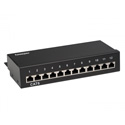 Platinum Tools 667-12C6S 12 Port Cat6 Shielded Patch Panel