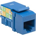 Photo of Platinum Tools 726BL-50 CAT6 Keystone Jack - 110 - Blue - 50 Pack