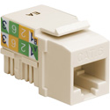 Photo of Platinum Tools 726LA-50 CAT6 Keystone Jack - 110 - Light Almond - 50 Pack