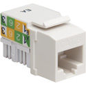 Photo of Platinum Tools 726WH-1 CAT6 Keystone Jack - 110 - White - Each