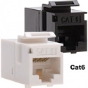 Photo of Platinum Tools 768BK-1 Cat6 Keystone Coupler - Female to Female - Black UTP - 1 Piece.