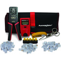 Photo of Platinum Tools 90147 ezEX-RJ45 Cat5/5e Cat 6/Cat 6A Terminate & Test Kit