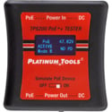 Platinum Tools TPS200C Dual RJ45 / 5.5mm DC Jack PoE Tester