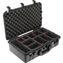 Photo of Pelican 1555TP Air Case with TrekPak Divider System - Black