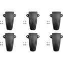 Pliant Technologies CRP-CLIP-6PK CrewCom Pack Replacement Belt Clip Kit - 6 Pack