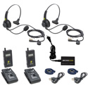 Photo of Pliant Technologies MicroCom 900M Wireless Intercom Kit with 2x MicroCom 900M Belt Packs & 2x SmartBoom LITE Headsets