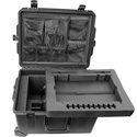 Pliant Technologies PAC-CC-6CASE CrewCom 6-Up Travel Case with Custom Foam and Lid Organizer