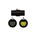 Photo of Pliant Technologies FleXLR-45 4-Pin Female to 5-Pin Female FleXLR Gender Adapter for Headsets