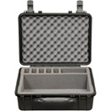 Pliant PAC-MCXR-5CASE IP67 Rated Black Hard Travel Case with Custom Foam to hold up to 5 MicroCom XR Beltpacks