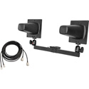 Photo of Pliant Technologies PAN-CP24-KIT 2.4GHz Dual 12dBi CP Beam Antenna Kit with Mount hardware