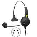 Pliant Technologies PHS-SB11L-4F SmartBoom Lite Single-Ear Dynamic Headset - 4-Pin XLR Female Connector