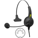 Photo of Pliant Technologies PHS-SB11L-5M SmartBoom Lite Single-Ear Dynamic Headset - 5-Pin XLR Male Connector