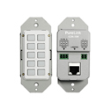 PureLink iCON-10W 10-button Programmable LAN and RS232 Controller with PoE
