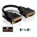 PureLink PI070 DVI Male to DVI Female Port Saver Adapter with TotalWire Technology