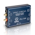 Palmer Audio PLI04 Media DI Box 2 Channel for PC and Laptop