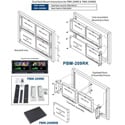 Plura PBM-209RKB Blank Plate for PBM-209RK