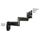 Photo of Plura PBM-WMDA Dual Arm Wall Mount for Small Monitors