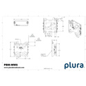 Plura PBM-WMS Wall Mount for 17-Inch up to 24-Inch Monitors