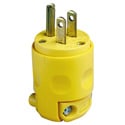 Photo of Leviton 515PV 15A 5-15P 125 Volt Commercial Grade 3-Prong AC Male Plug Yellow