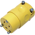 Leviton 515CV Commercial Grade 15 Amp 5-15R 125V 3-Prong AC Receptacle Yellow