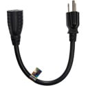 Photo of Panamax 15-EXT1 NEMA 5-15P to NEMA 5-15R Power Extension Cable - 1 Foot