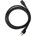 Photo of Panamax 15-IEC6 14/3 SJT Black NEMA 5-15P to IEC-60320-C13 Power Cable - 6 Foot