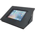 Premier Mounts 7160-1617 Secure Tablet Kiosk for iPad 10.2 - Fixed 30 Degree Tilt - Black Powder Coat Finish