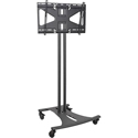 Photo of Premier Mounts EB72B-MS2 Elliptical Mobile Cart Mount for Displays up to 160 Pounds and 800x500mm VESA Patterns